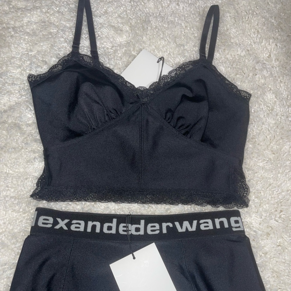 Alexander Wang lace trim set size XS